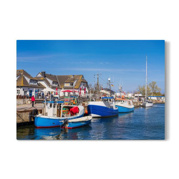 Galerie-Print "Hafen mit Fischerbooten" 30x20 cm artboxONE