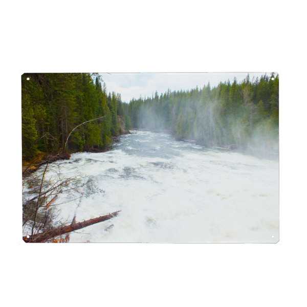 Metall Poster "Die Stromschnellen" artboxONE - Natur,Reise,Reise / Länder