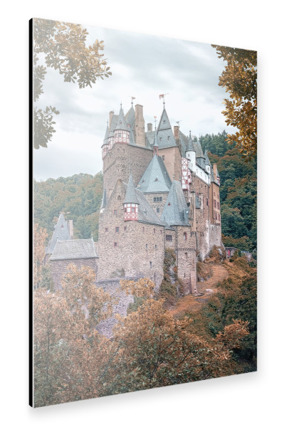 Alu-Dibond "Eltz im Herbst" 30x20 cm artboxONE