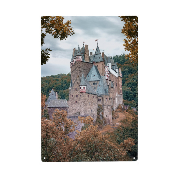 Holzbild "Eltz im Herbst" artboxONE - Natur,Reise,Architektur,Reise / Länder