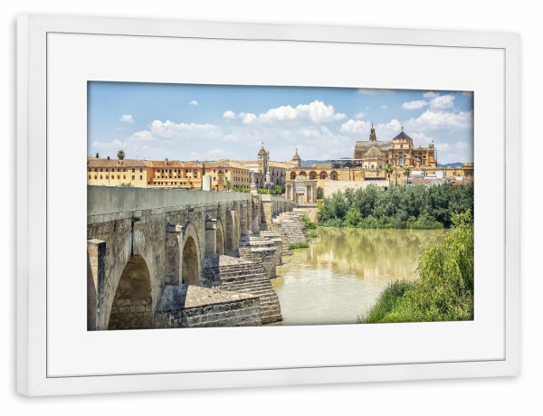 Poster mit Rahmen weiß "Córdoba" artboxONE - Städte,Reise,Architektur,Reise / Länder,Städte / Weitere