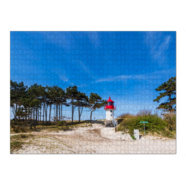 Puzzle Ravensburger "Sand, Bäume, Leuchtturm" artboxONE - Architektur