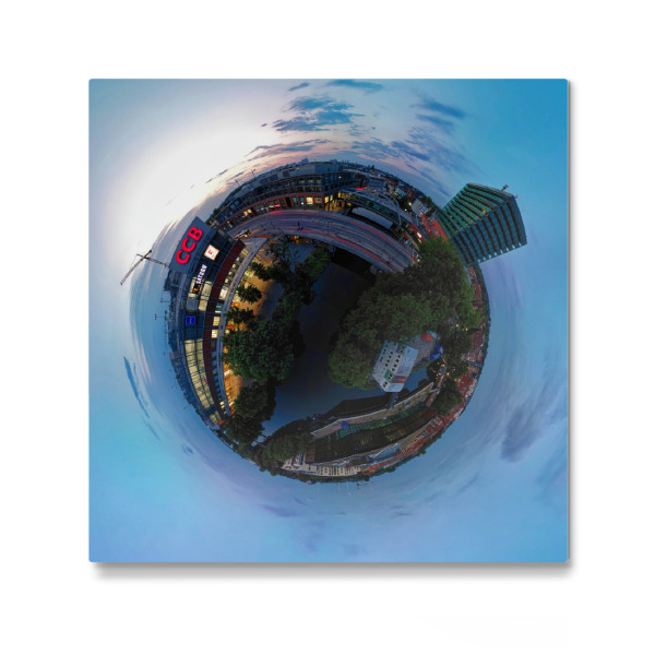 Galerie-Print "Hamburg-Bergedorf City" 30x30 cm artboxONE