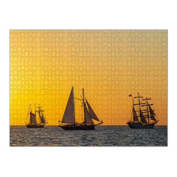 Puzzle Ravensburger "Windjammer, Ostsee, Himmel" artboxONE - Natur,Reise,Reise / Strand und Meer