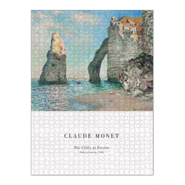 Puzzle Ravensburger "Monet - Die Küste von Étretat" artboxONE - Natur,Reise,Reise / Strand und Meer