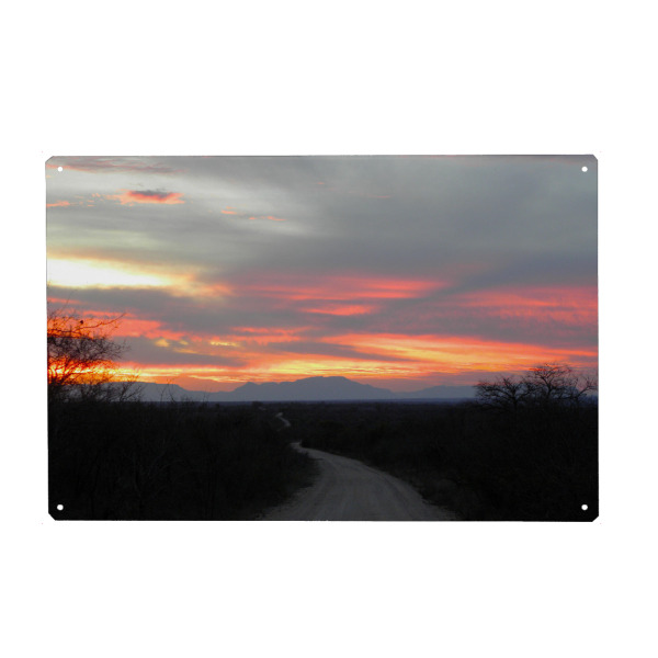 Holzbild "Drakensberg Sunset" artboxONE - Natur,Reise,Reise / Afrika,Reise / Länder