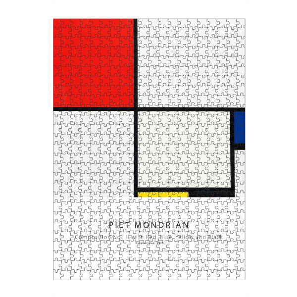 Puzzle Ravensburger "Mondrian - Komposition I I I" artboxONE - Abstrakt