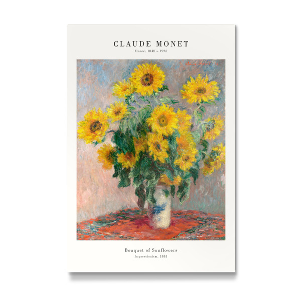 Galerie-Print "Monet - Sonnenblumen" 30x20 cm artboxONE