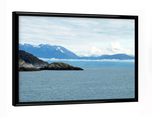 Poster mit schwarzem Rahmen "Die herrliche Küste Norwegens" artboxONE - Natur,Reise,Reise / Strand und Meer,Reise / Länder