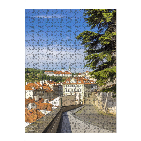 artboxONE Puzzle "Gasse Ke Hradu, Kloster Strahov" artboxONE - Architektur,Städte / Prag