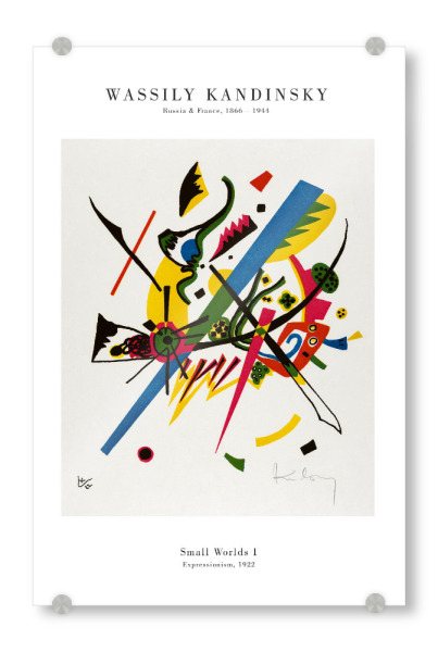 Acrylglasbild "Kandinsky - Kleine Welten I" artboxONE - Abstrakt,Geometrie