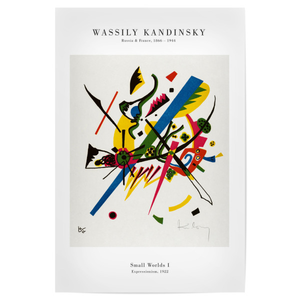Poster "Kandinsky - Kleine Welten I" artboxONE - Abstrakt,Geometrie