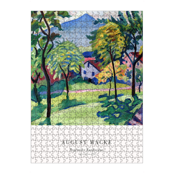 artboxONE Puzzle "Macke - Landschaft am Tegernsee" artboxONE - Natur,Reise