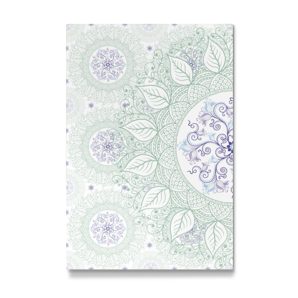 Galerie-Print "Mandaleaf Cyan" 30x20 cm artboxONE