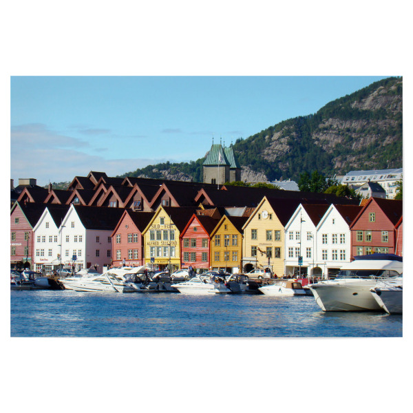 Poster "Tyske Bryggen, Bergen" artboxONE - Städte,Reise / Strand und Meer,Reise / Länder