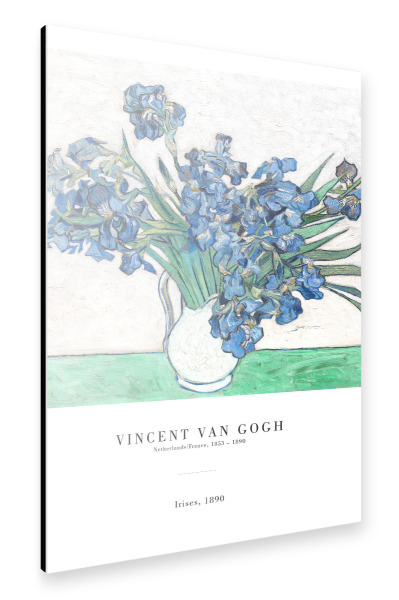 Alu-Dibond "Van Gogh - Iris" 30x20 cm artboxONE