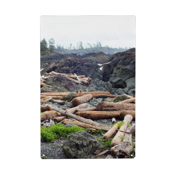 Metall Poster "The Wild Pacific Trail" artboxONE - Natur,Reise,Reise / Strand und Meer,Reise / Länder