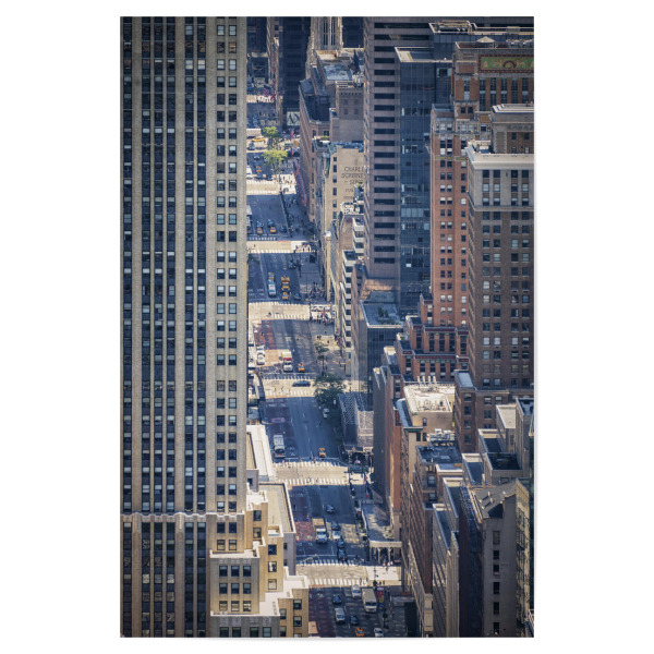 Poster "New Yorker Straße" artboxONE - Städte,Städte / New York,Reise,Architektur,Reise / Länder