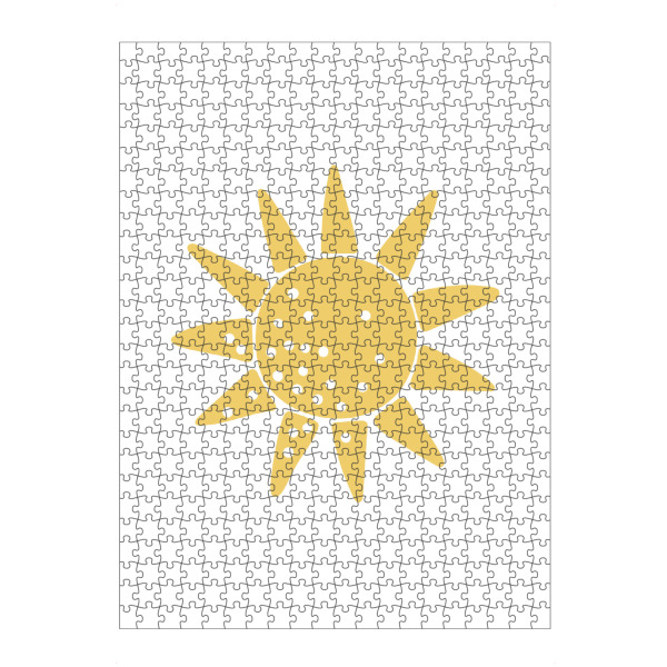 Puzzle Ravensburger "Babysonne druckbare Boho" artboxONE - Für Kinder - Sonne,Boho,Abstrakt,Kunst,Druck,Sonne,Digital,Baby,Kind,Kinder,Baby sun
