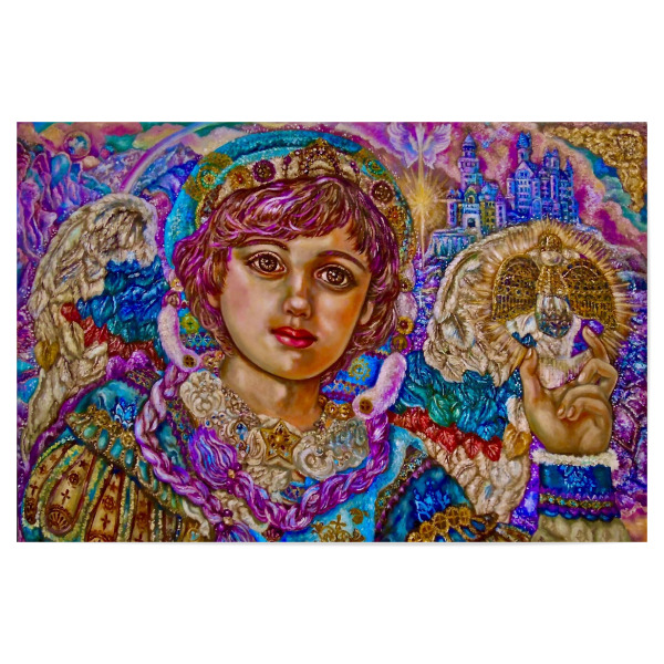 Poster "Angel Jibril" artboxONE - Weihnachten - Engel,Fantasie,Religion,Glücklich.