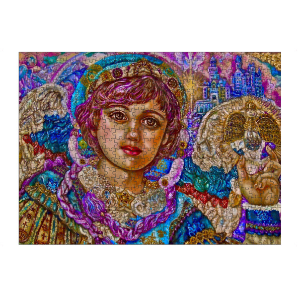 Puzzle Ravensburger "Angel Jibril" artboxONE - Weihnachten - Engel,Fantasie,Religion,Glücklich. - Bild engel