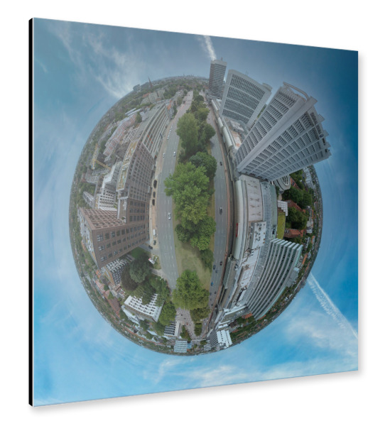 Alu-Dibond "HH-Mundsburg Hamburger Straße" 30x30 cm artboxONE