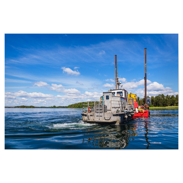Poster 30x20 cm "Ostsee, Bauschiff, Insel" artboxONE - Natur,Reise,Reise / Strand und Meer,Reise / Länder