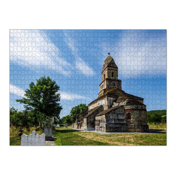 Puzzle Ravensburger "St. Nicolae in Densus Rumänien" artboxONE - Architektur