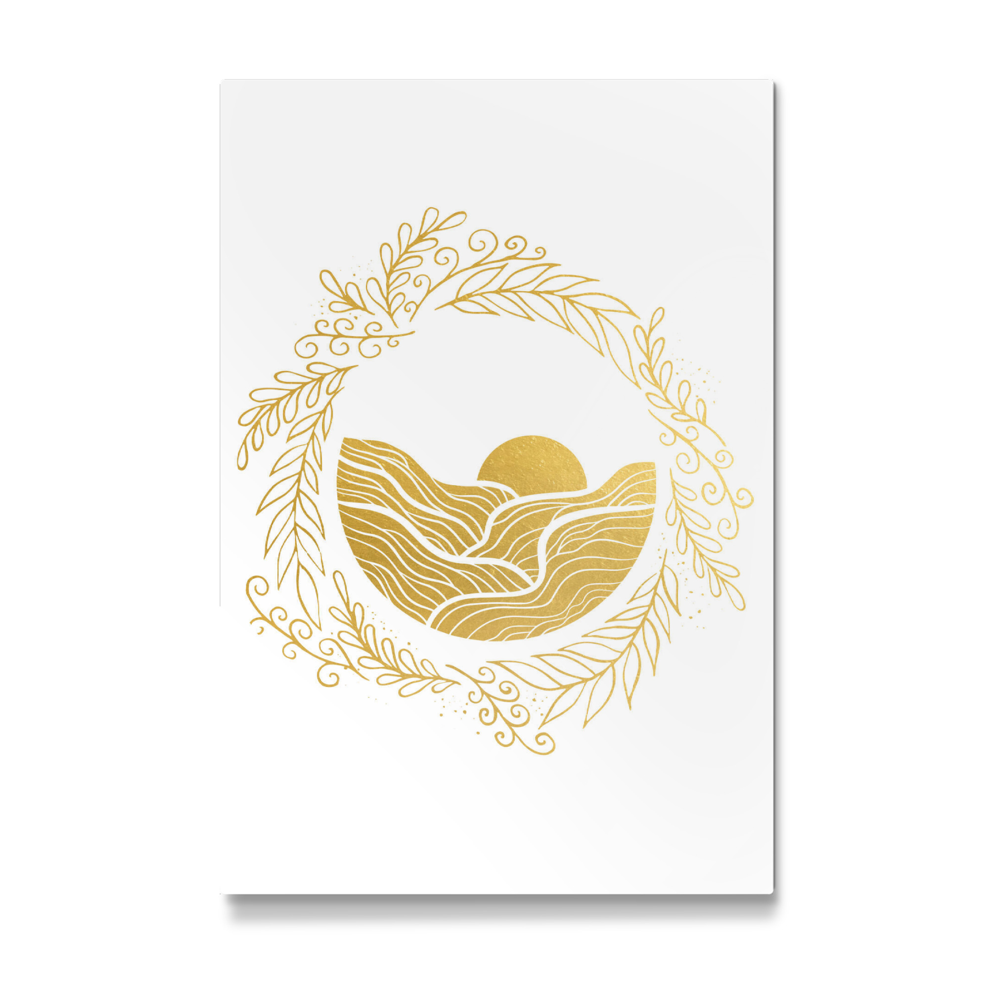Galerie-Print "Goldberge" 30x20 cm artboxONE