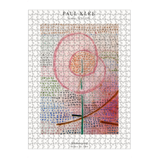 Puzzle Ravensburger "Klee - Blühzeit" artboxONE - Natur,Floral,Abstrakt
