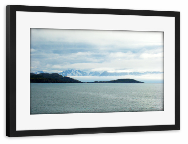 Poster mit Rahmen schwarz "Norway's Beautiful Coast" artboxONE - Natur,Reise,Reise / Strand und Meer,Reise / Länder