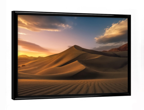 Poster mit schwarzem Rahmen "Ibex Dunes" artboxONE - Natur,Reise,Reise / Länder
