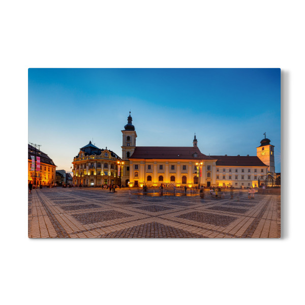 Galerie-Print "Hermannstadt bei Nacht" 30x20 cm artboxONE
