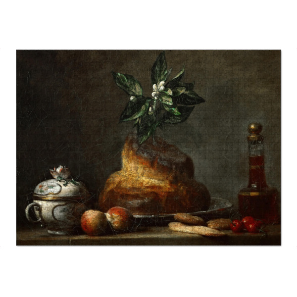 Puzzle Ravensburger "La brioche" artboxONE - Essen & Trinken,Essen & Trinken / Alkohol,Essen & Trinken / Obst & Gemüse