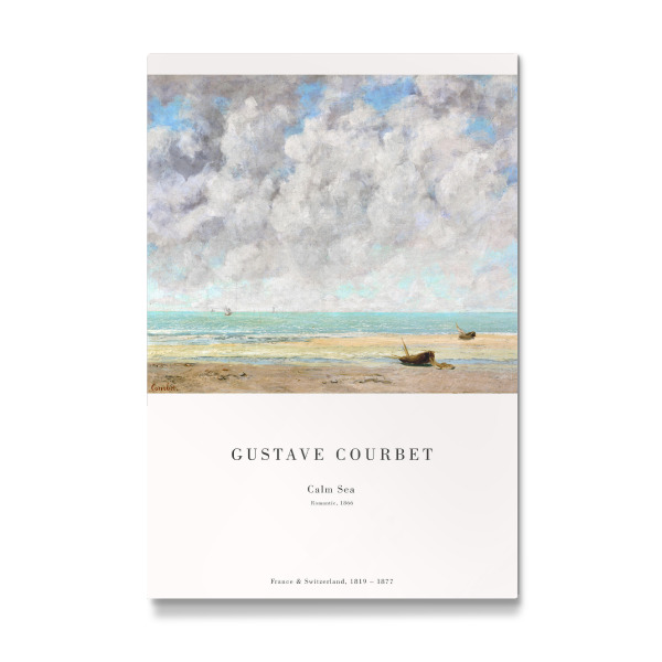Galerie-Print "Courbet - Die ruhige See" 30x20 cm artboxONE