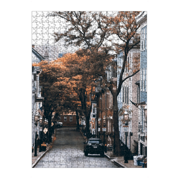 Puzzle Ravensburger "Beacon Hill" artboxONE - Reise,Architektur,Reise / Länder,Städte / Boston