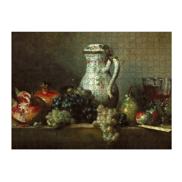 Puzzle Ravensburger "Trauben und Granatäpfel" artboxONE - Essen & Trinken,Essen & Trinken / Alkohol,Essen & Trinken / Obst & Gemüse