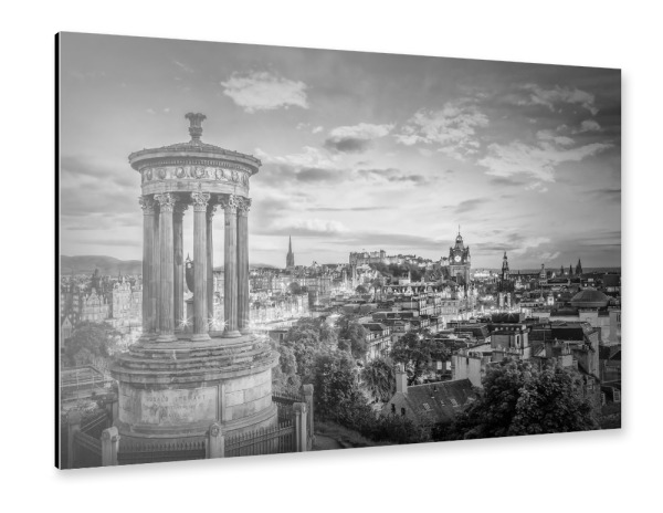 Alu-Dibond "Panorama-Impression von Edinburgh" 30x20 cm artboxONE