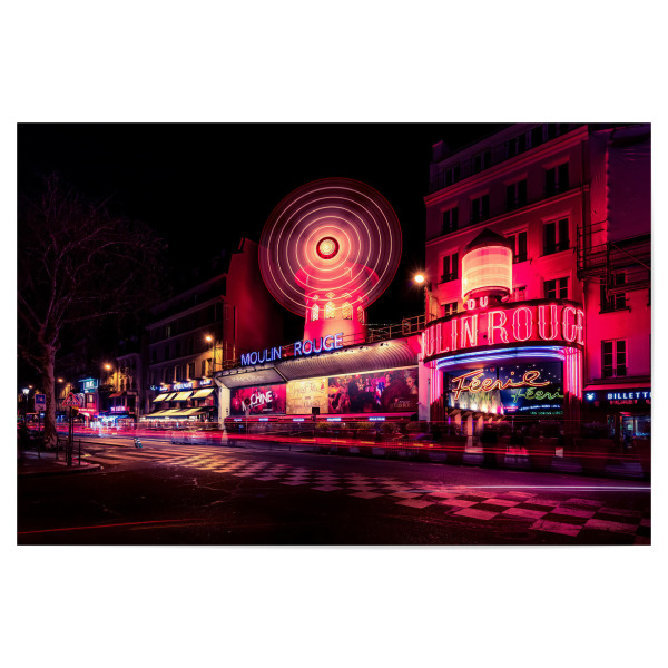 Poster "Moulin Rouge" artboxONE - Städte,Reise,Architektur,Städte / Paris,Reise / Länder