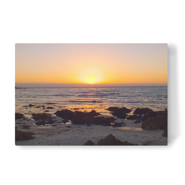 Leinwandbild "The California Sunset" artboxONE - Natur,Reise,Reise / Strand und Meer,Reise / Länder