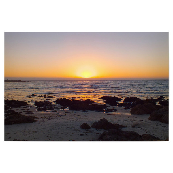 Poster 30x20 cm "The California Sunset" artboxONE - Natur,Reise,Reise / Strand und Meer,Reise / Länder
