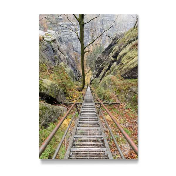 Galerie-Print "Elbsandsteingebirge - Abwärts" 30x20 cm artboxONE