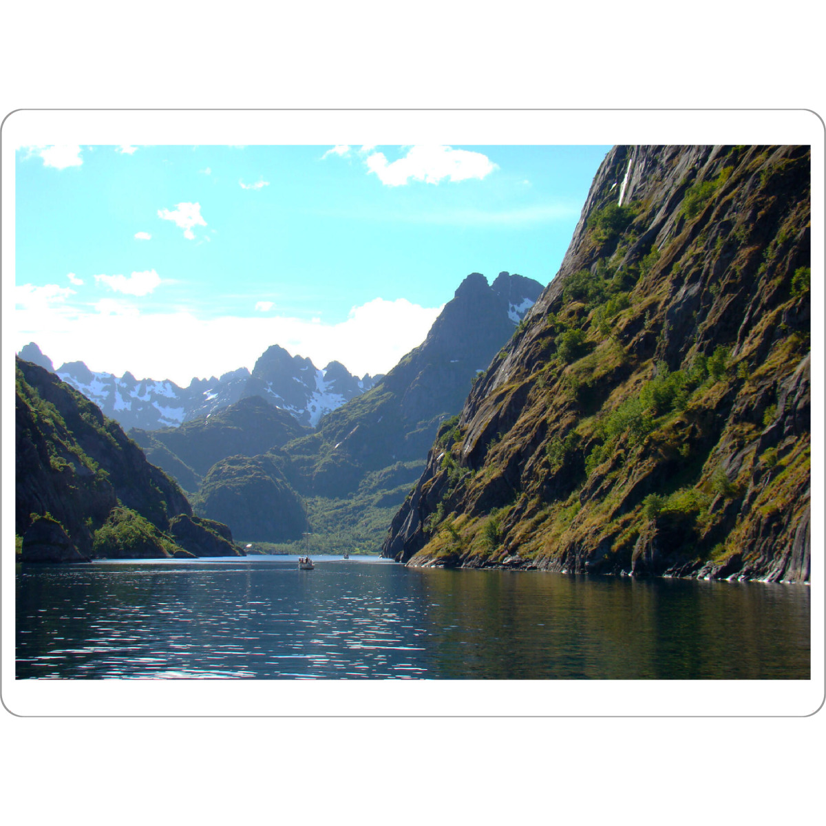 Tischset "Im Trollfjord" artboxONE - Natur,Reise,Reise / Strand und Meer,Reise / Länder