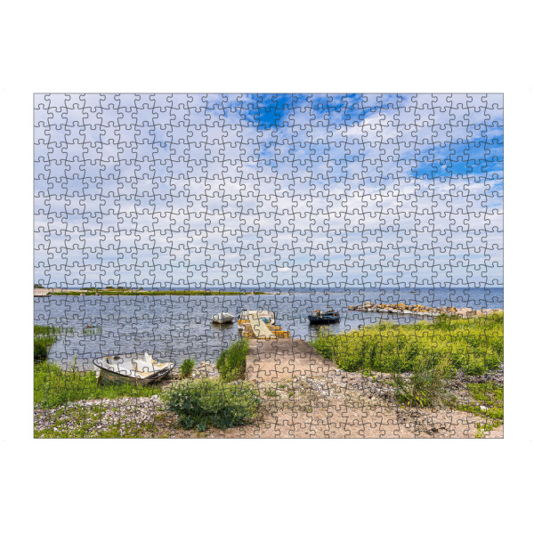 artboxONE Puzzle "Ostsee, Steg, Boote" artboxONE - Natur,Reise,Reise / Strand und Meer