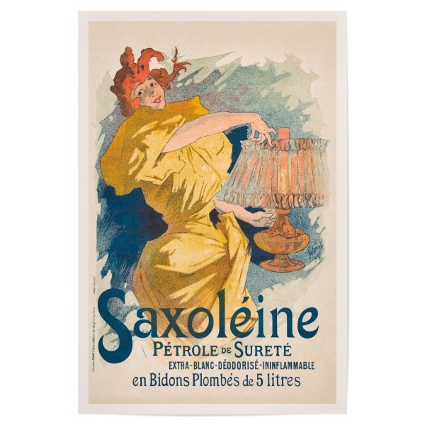 Poster 30x20 cm "Cheret - Saxoleine" artboxONE - Menschen,Fashion - Kleid,Fashion,Frau,Portrait,Mode,Vintage,Kunst,Malerei,Gemälde