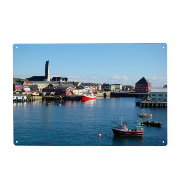 Holzbild "Vardø in Norwegen" artboxONE - Reise,Reise / Strand und Meer,Reise / Länder