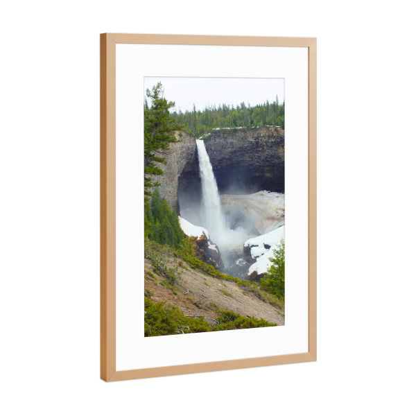 Poster mit Rahmen Kupfer "Helmcken-Wasserfall, BC" artboxONE - Natur,Reise,Reise / Länder