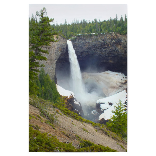 Poster 30x20 cm "Helmcken-Wasserfall, BC" artboxONE - Natur,Reise,Reise / Länder