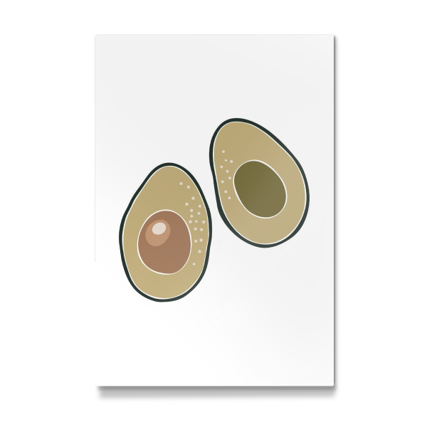 Galerie-Print "Boho Avocado-Frucht abstrakt" 30x20 cm artboxONE