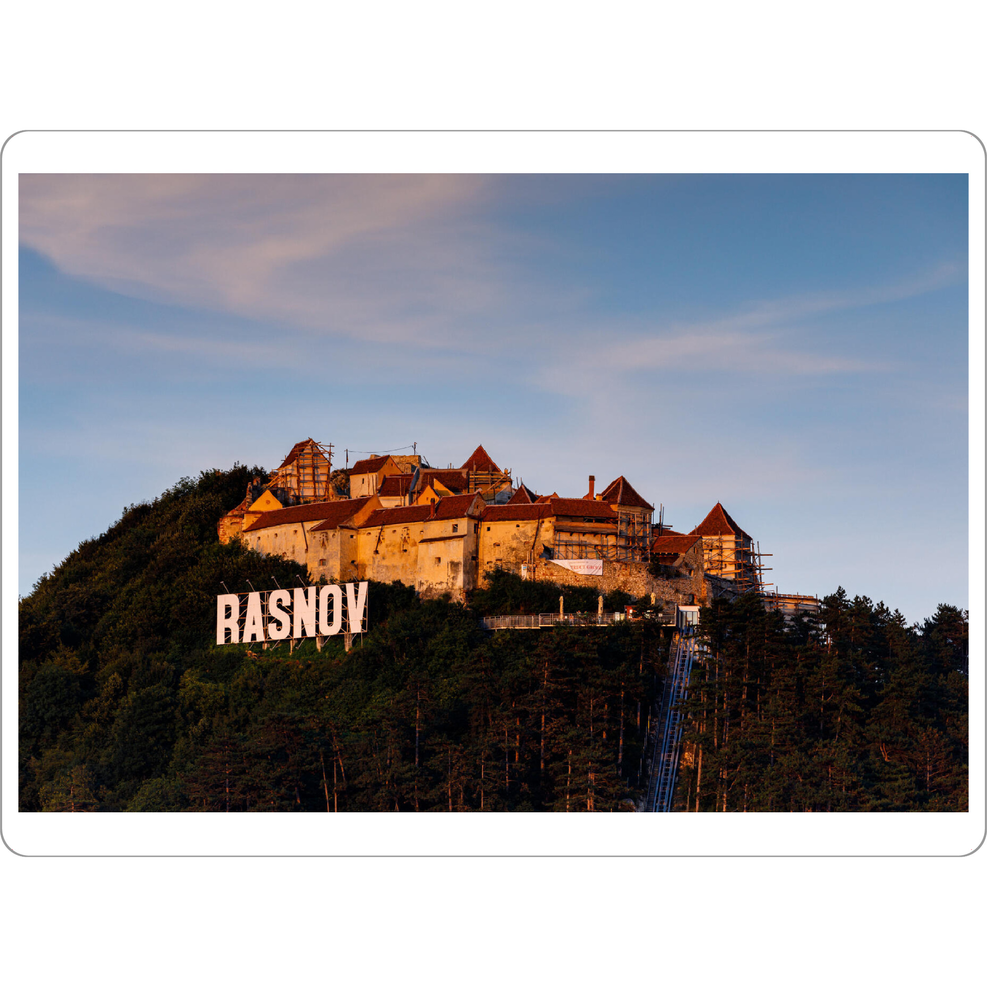 Tischset "Bauernburg Rosenau in Rumänien" artboxONE - Architektur